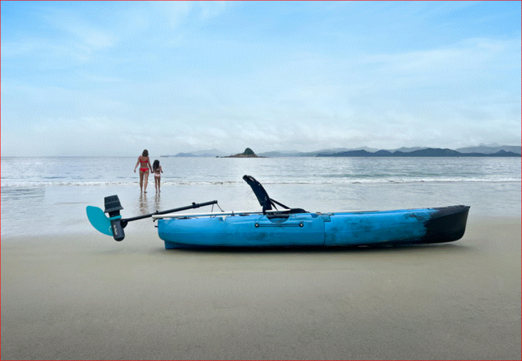 Rudder mount Adapter - Compatible with ASIWO U1 for Kayaks